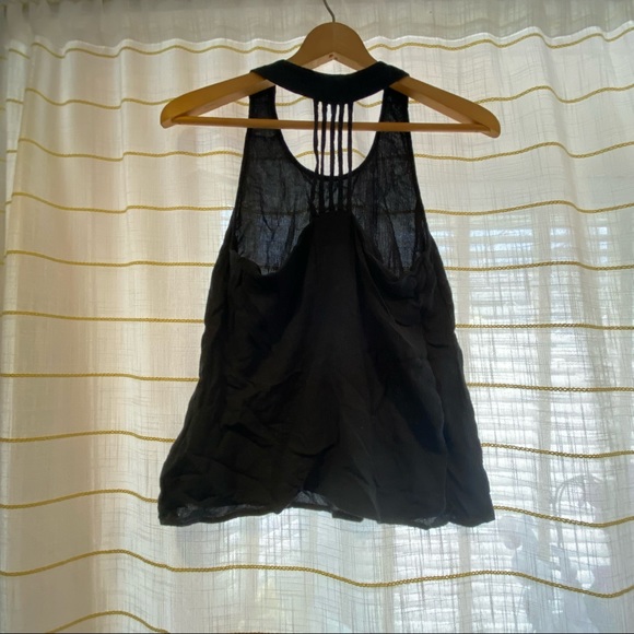 Linen Racerback Tank Petite - Picture 2 of 4